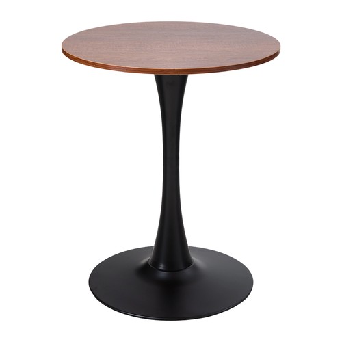 Round dining table 60cm - table, walnut