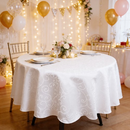 Damask white jacquard - damask,