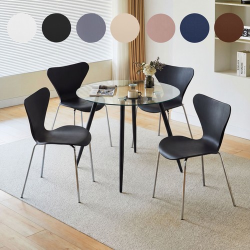 Round dining table and chair - round,
