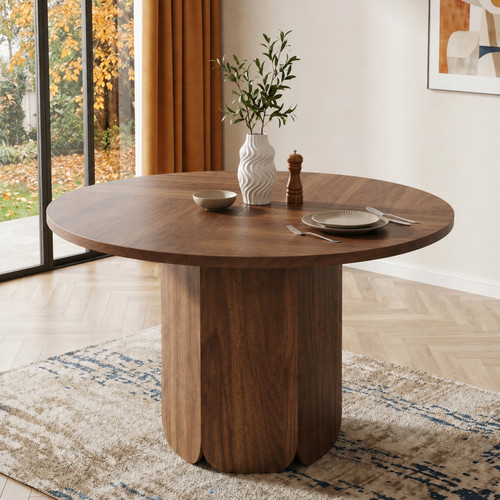 Round dining table - table, 4