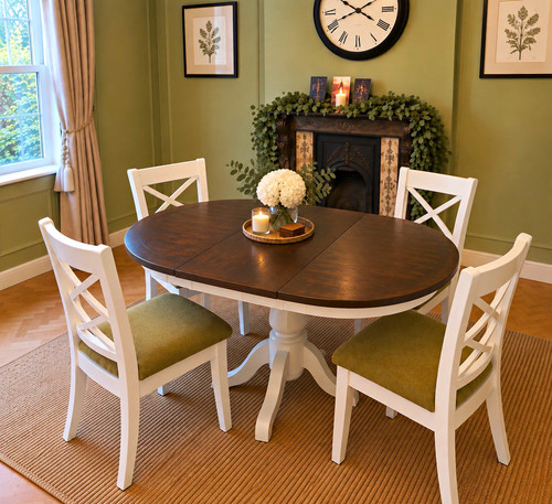 Round extending dining - round,