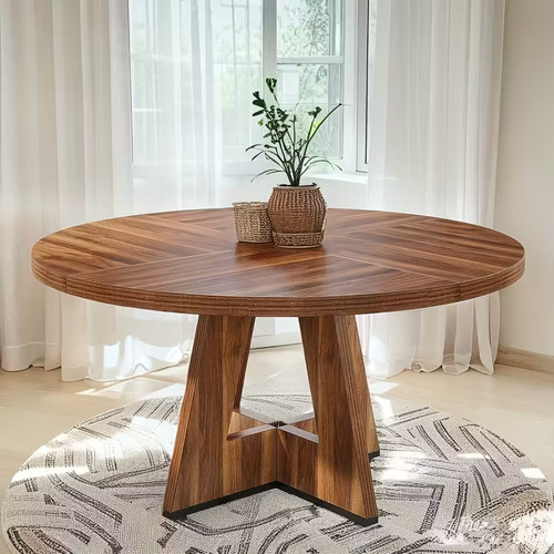 Round dining table - dining, 4