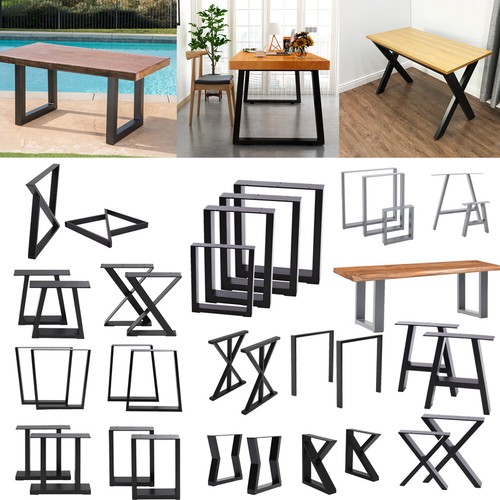 Steel table legs - table, trapezium