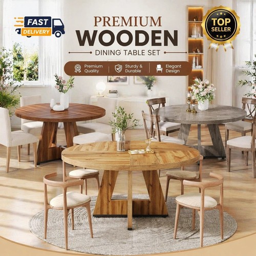 Round dining table - for, 4