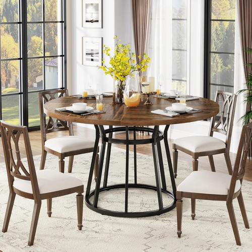 Round dining table - dining, for
