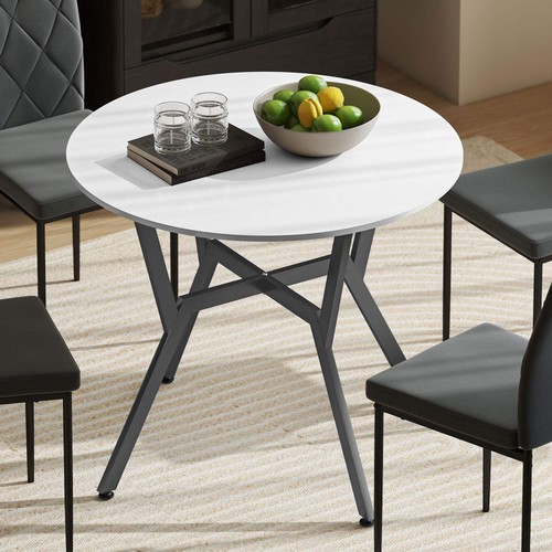 Homcom dining table round - homcom,