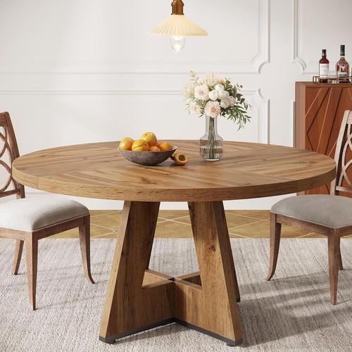 120cm farmhouse round dining - 120cm,