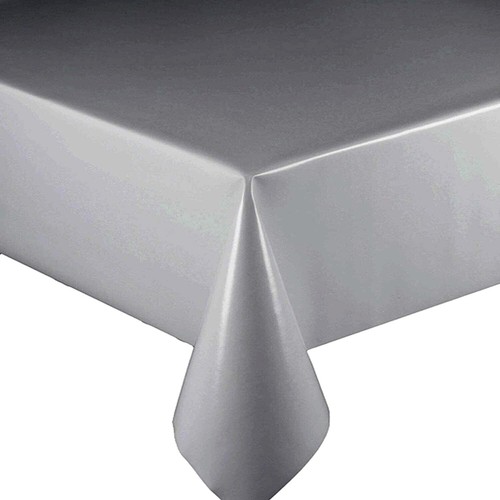 Plain smoke grey smooth pvc - smoke,