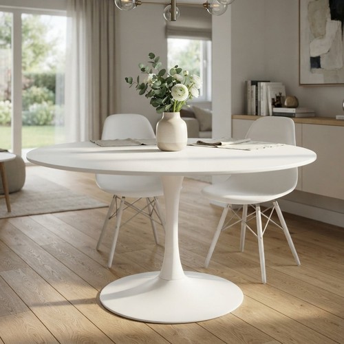 Elegant 80cm round white - elegant,