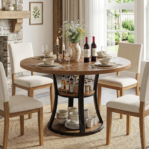 100 industrial round dining - industrial,