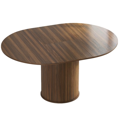 Extendable round dining table - extendable,