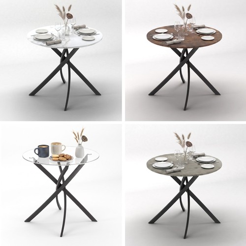 80cm round dining - table, w/