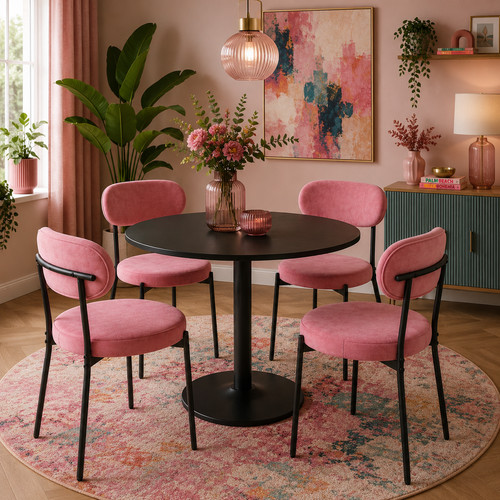 Modern stylish round - modern, dining