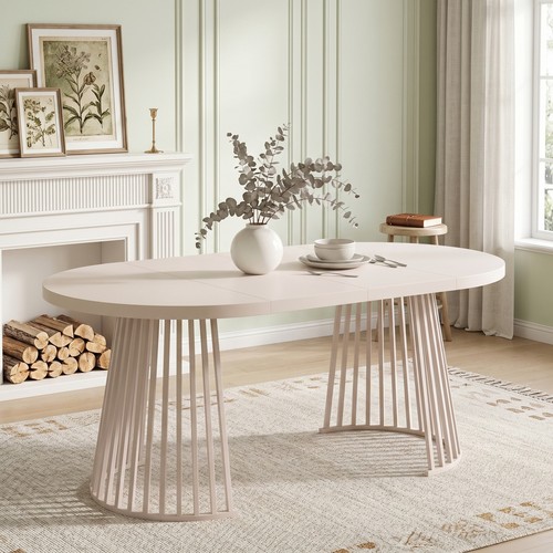 Extendable round dining - extendable, table