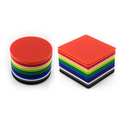 Acrylic coasters square and - acrylic,