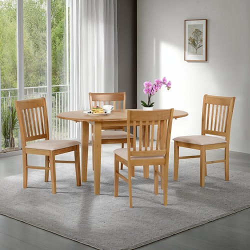 Oxford round extending dining - extending,