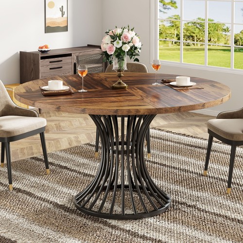 Round dining table 120cm - dining,