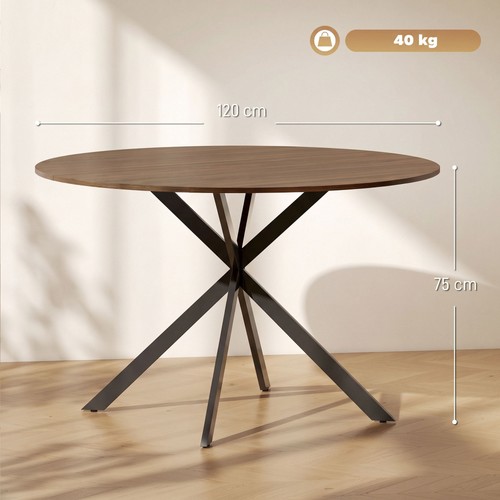 Wooden industrial dining - industrial, table