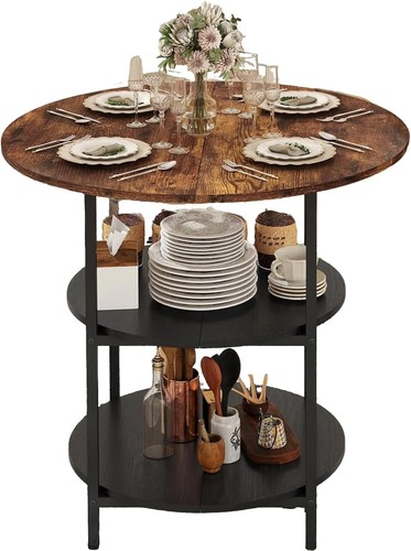 Round dining table for 4 - for, 2-4
