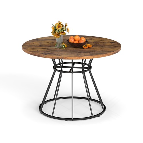 Round dining table for 118cm - 4,