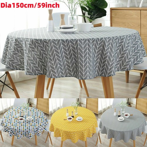 Round table cloths - table,
