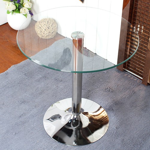 73cm round glass dining - 60/73cm,
