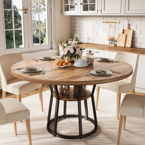 Round dining table for 4 - 47",