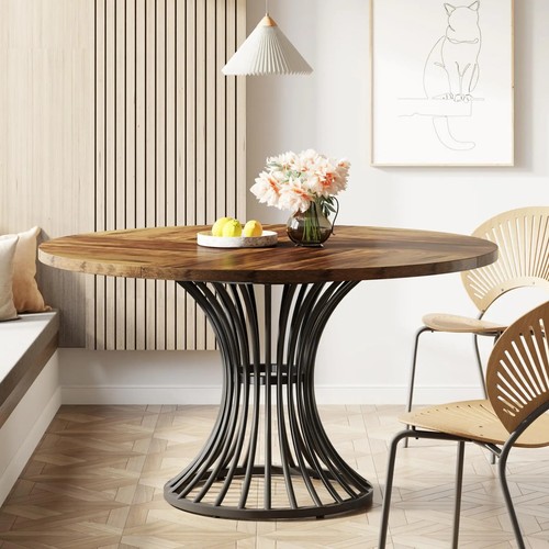 Round dining table - round, for