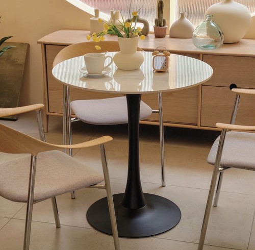 Gorgeous round ceramic dining - ceramic,