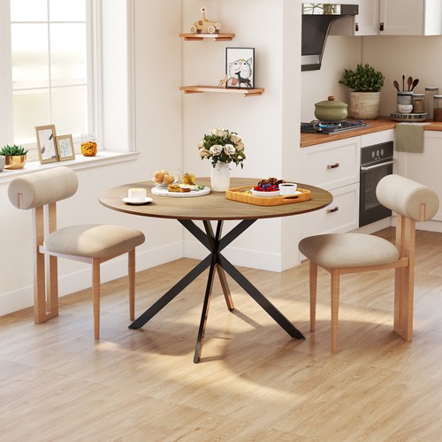Wooden industrial dining table - industrial,